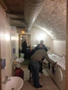 Espace douche lessives